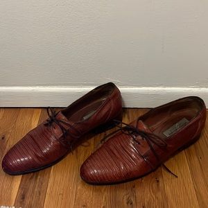 Giorgio Brutini Lizard Loafers